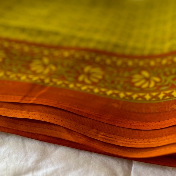 100% Anjali Chiffon Textile Fabric. Raw cut. - Picture 1 of 2